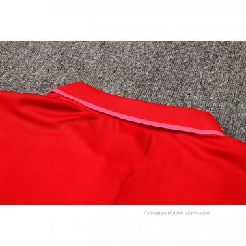 Camiseta Polo del Paris Saint-Germain 2021-2022 Rojo