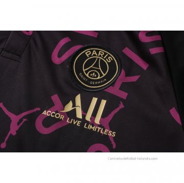 Camiseta Polo del Paris Saint-Germain Jordan 2021-2022 Purpura