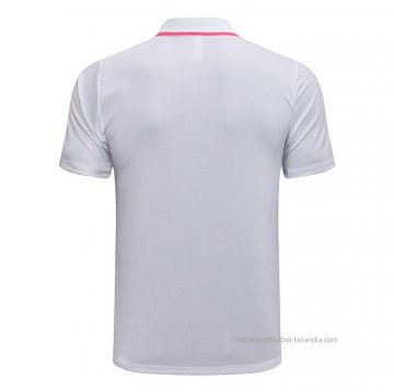Camiseta Polo del Paris Saint-Germain Jordan 2021-2022 Blanco