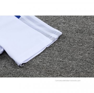 Camiseta Polo del Real Madrid 2022-2023 Blanco y Azul