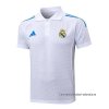 Camiseta Polo del Real Madrid 2025-2026 Blanco Azul Camiseta Polo del Real Madrid 2025-2026 Blanco Azul