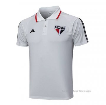 Camiseta Polo del Sao Paulo 2023-2024 Gris Camiseta Polo del Sao Paulo 2023-2024 Gris