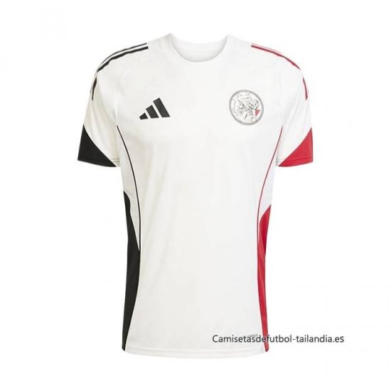 Camiseta Pre Partido del Ajax 2025-2026 Blanco - Haga un click en la imagen para cerrar