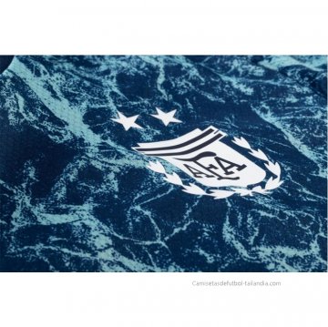 Camiseta Pre Partido del Argentina 2021 Azul
