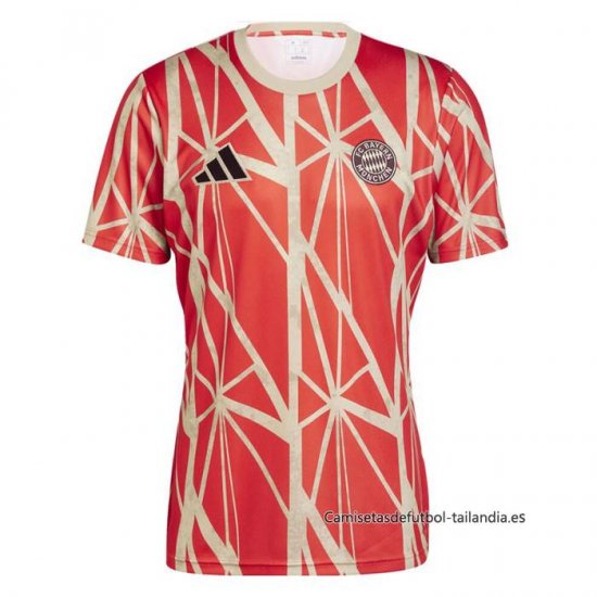 Camiseta Pre Partido del Bayern Munich 2024 Rojo - Haga un click en la imagen para cerrar