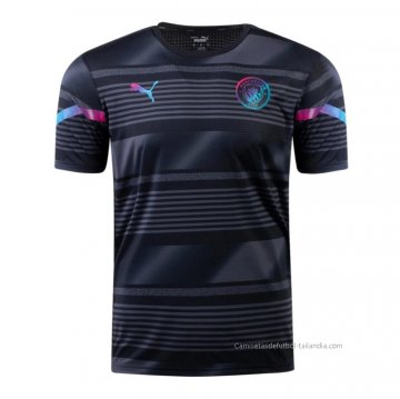 Camiseta Pre Partido del Manchester City 2022 Negro Camiseta Pre Partido del Manchester City 2022 Negro