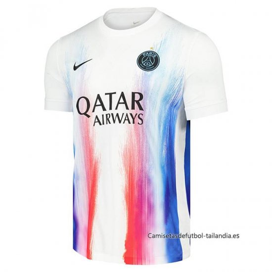 Camiseta Pre Partido del Paris Saint-Germain 2025-2026 Blanco - Haga un click en la imagen para cerrar
