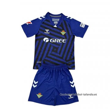 Camiseta Real Betis Portero Nino 2025-2026 Azul Camiseta Real Betis Portero Nino 2025-2026 Azul