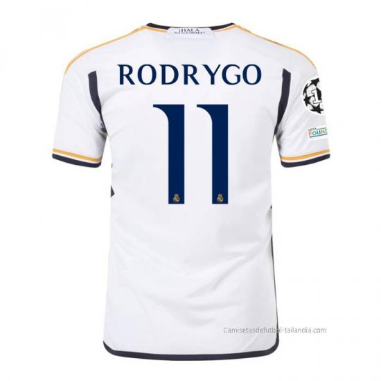 1ª Camiseta Real Madrid Jugador Rodrygo 2023-2024 - Haga un click en la imagen para cerrar