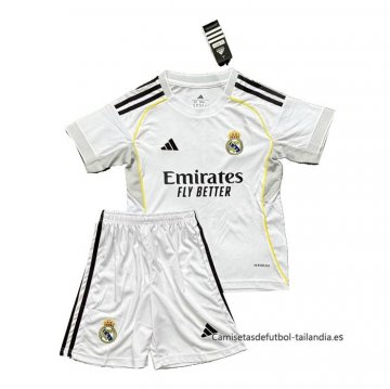 1ª Camiseta Real Madrid Nino 2025-2026 1ª Camiseta Real Madrid Nino 2025-2026