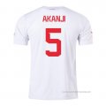 2ª Camiseta Suiza Jugador Akanji 2022