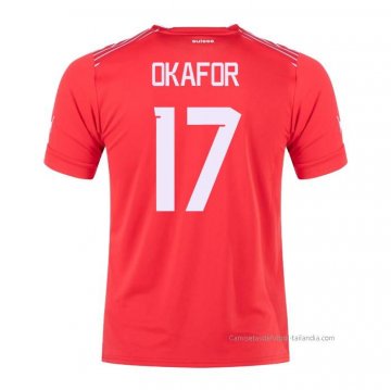 1ª Camiseta Suiza Jugador Okafor 2022 1ª Camiseta Suiza Jugador Okafor 2022
