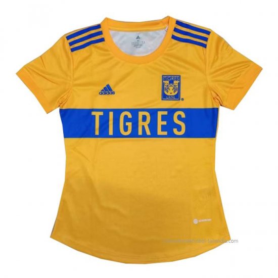 1ª Camiseta Tigres UANL Mujer 2022-2023 - Haga un click en la imagen para cerrar