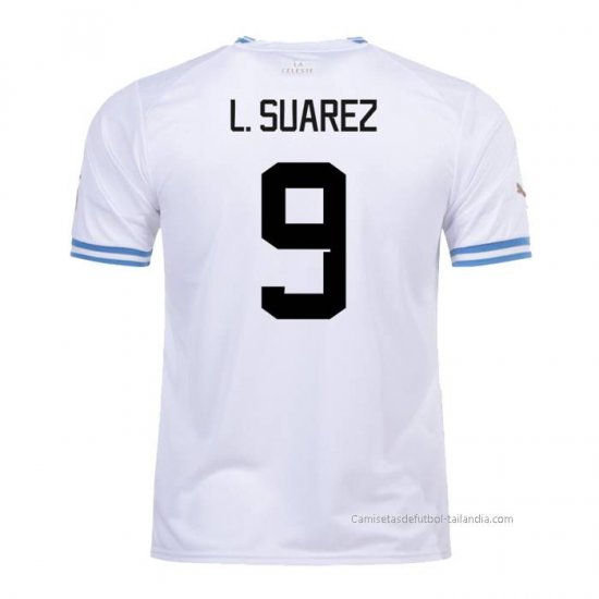 2ª Camiseta Uruguay Jugador L.Suarez 2022 - Haga un click en la imagen para cerrar