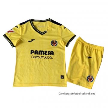 1ª Camiseta Villarreal Nino 2024-2025 1ª Camiseta Villarreal Nino 2024-2025