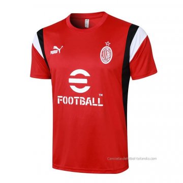 Camiseta de Entrenamiento AC Milan 2023-2024 Rojo Camiseta de Entrenamiento AC Milan 2023-2024 Rojo
