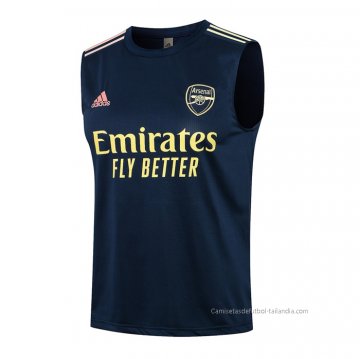 Camiseta de Entrenamiento Arsenal Sin Mangas 2021-2022 Azul Camiseta de Entrenamiento Arsenal Sin Mangas 2021-2022 Azul