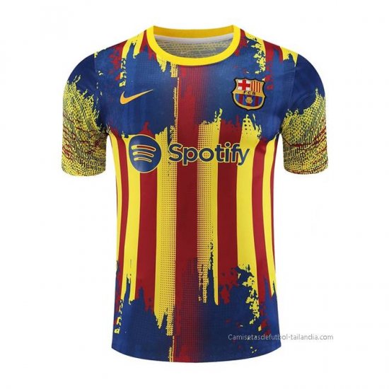 Camiseta de Entrenamiento Barcelona 2023-2024 Amarillo y Azul - Haga un click en la imagen para cerrar