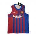 Camiseta de Entrenamiento Barcelona Sin Mangas 2021-2022 Azul