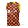 Camiseta de Entrenamiento Barcelona Sin Mangas 2023-2024 Amarillo