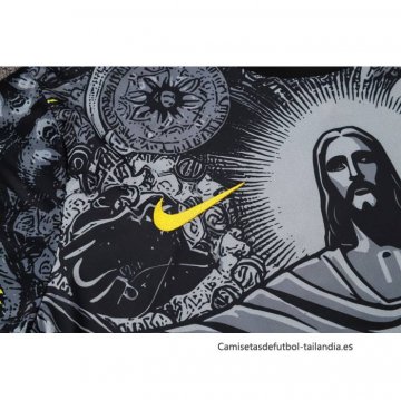 Camiseta de Entrenamiento Brasil Jesus 2024-2025 Negro