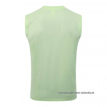 Camiseta de Entrenamiento Manchester City Sin Mangas 2025-2026 Verde