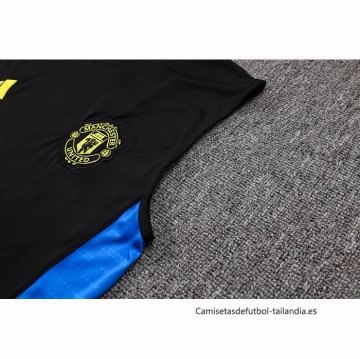 Camiseta de Entrenamiento Manchester United Sin Mangas 2025-2026 Negro