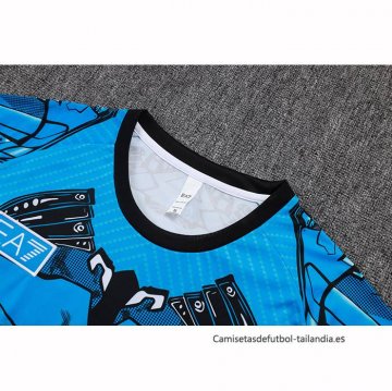 Camiseta de Entrenamiento Napoli 2025-2026 Azul