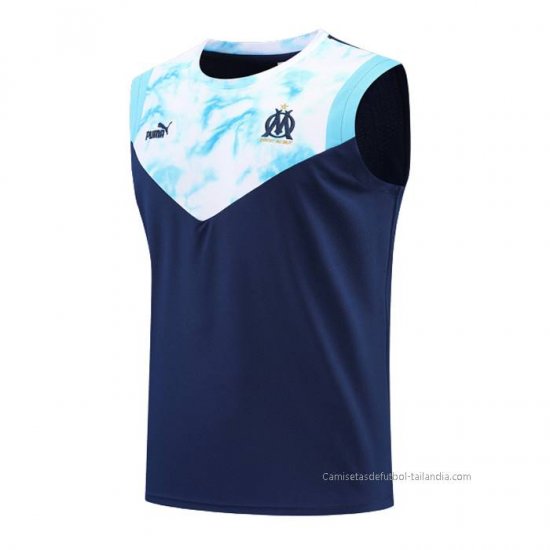 Camiseta de Entrenamiento Olympique Marsella Sin Mangas 2022-2023 Azul - Haga un click en la imagen para cerrar
