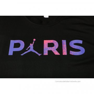 Camiseta de Entrenamiento Paris Saint-Germain Jordan 2021-2022 Negro