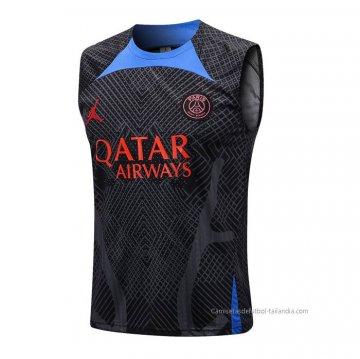 Camiseta de Entrenamiento Paris Saint-Germain Jordan Sin Mangas 2022-2023 Negro Camiseta de Entrenamiento Paris Saint-Germain Jordan Sin Mangas 2022-2023 Negro