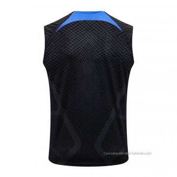 Camiseta de Entrenamiento Paris Saint-Germain Jordan Sin Mangas 2022-2023 Negro