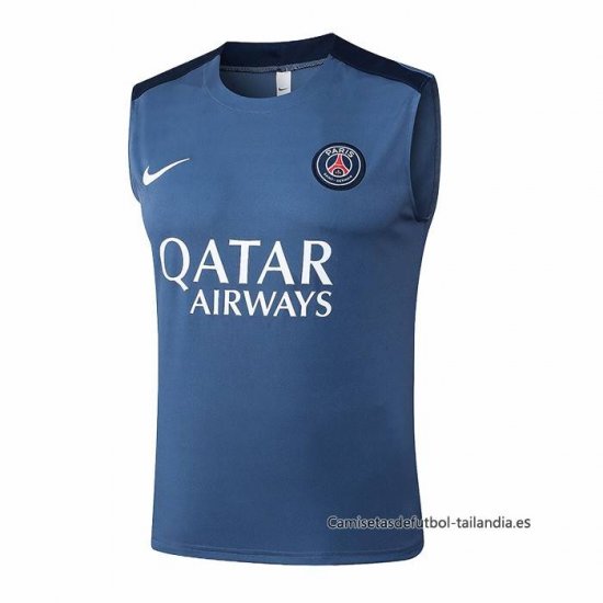 Camiseta de Entrenamiento Paris Saint-Germain Sin Mangas 2025-2026 Gris - Haga un click en la imagen para cerrar
