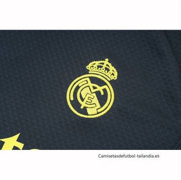 Camiseta de Entrenamiento Real Madrid 2025-2026 Negro Amarillo