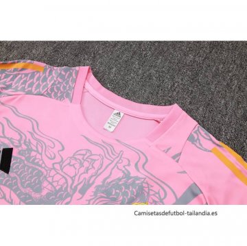 Camiseta de Entrenamiento Real Madrid Dragon 2024-2025 Rosa