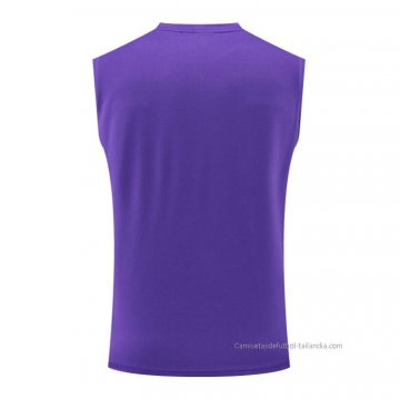 Camiseta de Entrenamiento Real Madrid Sin Mangas 2022-2023 Purpura