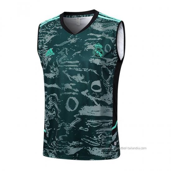 Camiseta de Entrenamiento Real Madrid Sin Mangas 2023-2024 Verde - Haga un click en la imagen para cerrar