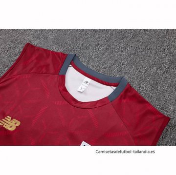 Camiseta de Entrenamiento Sao Paulo Sin Mangas 2025-2026 Rojo