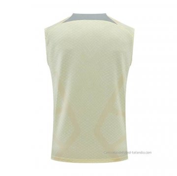 Camiseta de Entrenamiento Tottenham Hotspur Sin Mangas 2022-2023 Amarillo
