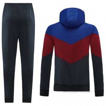 Chandal con Capucha del Barcelona 2021-2022 Azul
