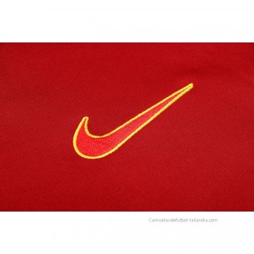 Chandal con Capucha del Barcelona 2021-2022 Rojo