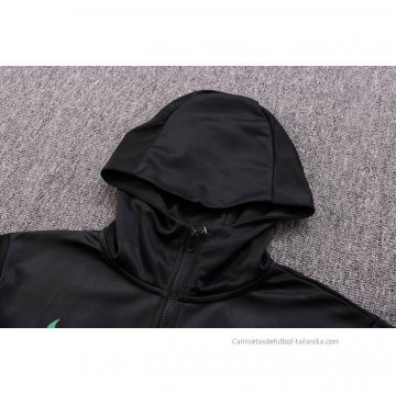 Chandal con Capucha del Brasil 2022-2023 Negro