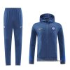 Chandal con Capucha del Inter Milan 2024-2025 Azul Chandal con Capucha del Inter Milan 2024-2025 Azul