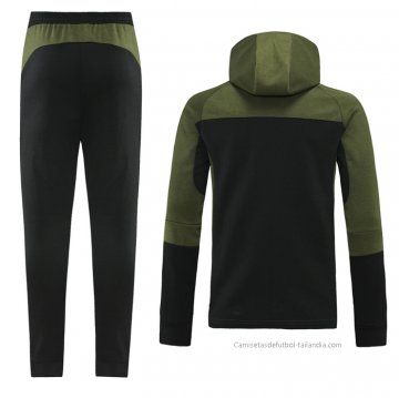 Chandal con Capucha del Manchester City 2021-2022 Verde