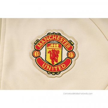 Chandal con Capucha del Manchester United 2023-2024 Amarillo