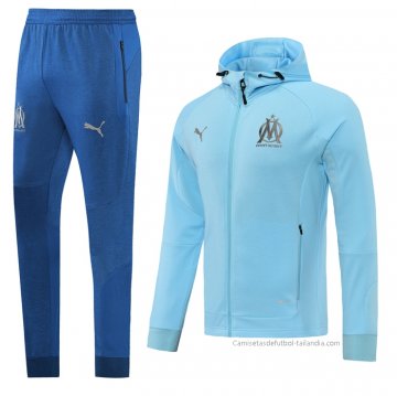 Chandal con Capucha del Olympique Marsella 2022-2023 Azul