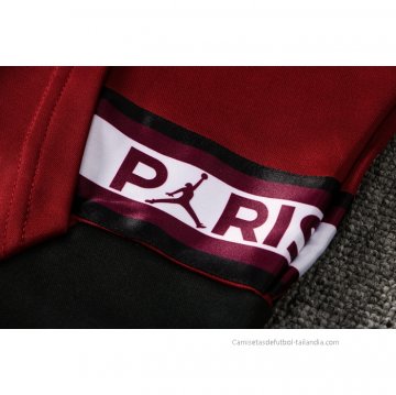 Chandal con Capucha del Paris Saint-Germain 2021-2022 Rojo