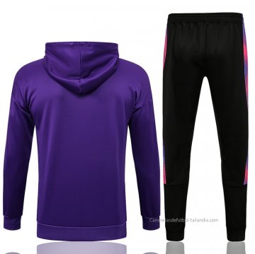Chandal con Capucha del Paris Saint-Germain 2021-2022 Purpura