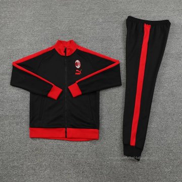 Chandal de Chaqueta del AC Milan 2023-2024 Negro