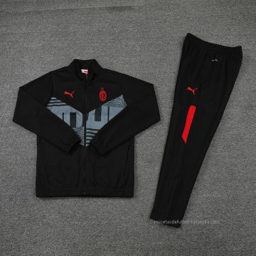 Chandal de Chaqueta del AC Milan 2022-2023 Negro